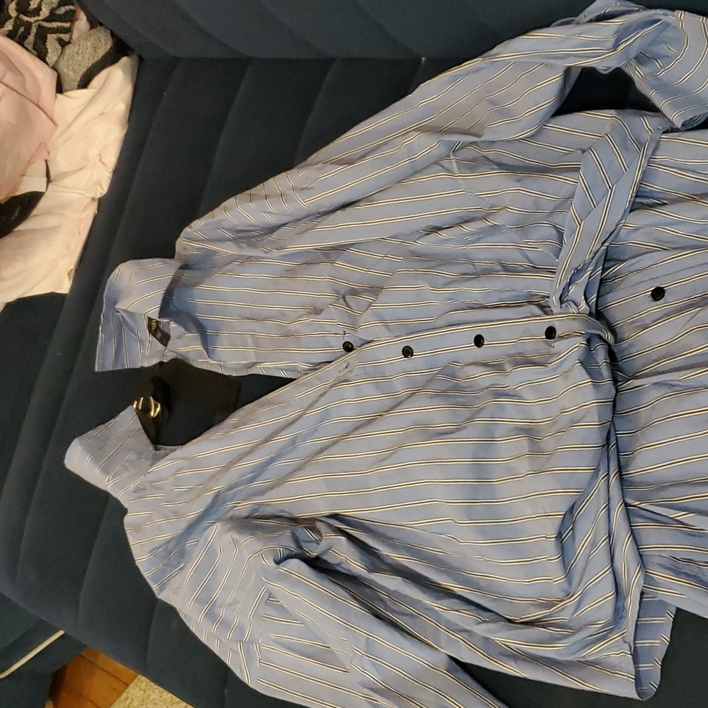 Shirt dress blue